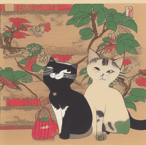 stable-diffusion-webui-japonisme-cat